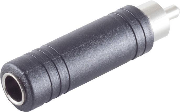ShiverPeaks S/CONN maximum connectivity Adapter, Cinch-Stecker auf Klinkenkupplung Mono 6,3mm (57005)