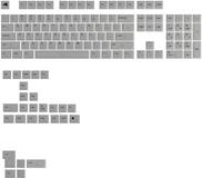 Glorious PC Gaming Race Polychroma V2 Keycaps ANSI Layout US Polycarbonat UV-Druck (GLO-KB-ACC-KC-PC-POLY-US)