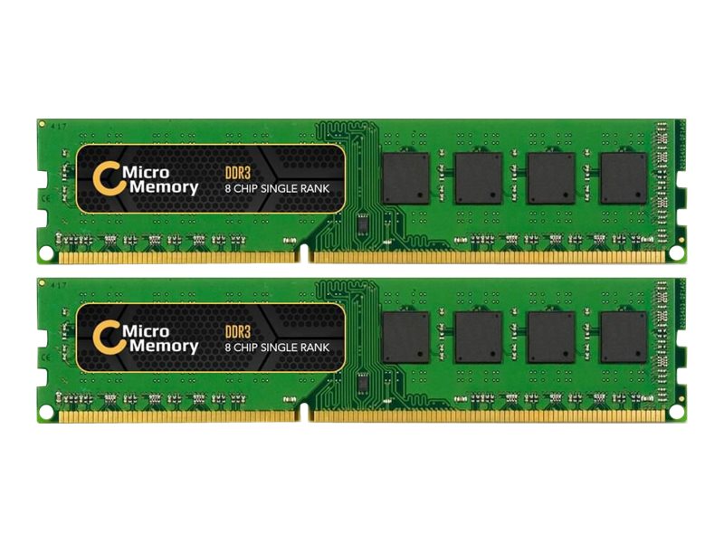 CoreParts DDR3 RAM 16 GB Kit 2 x 8 GB DIMM 240-PIN 1600 MHz Non-ECC Grün