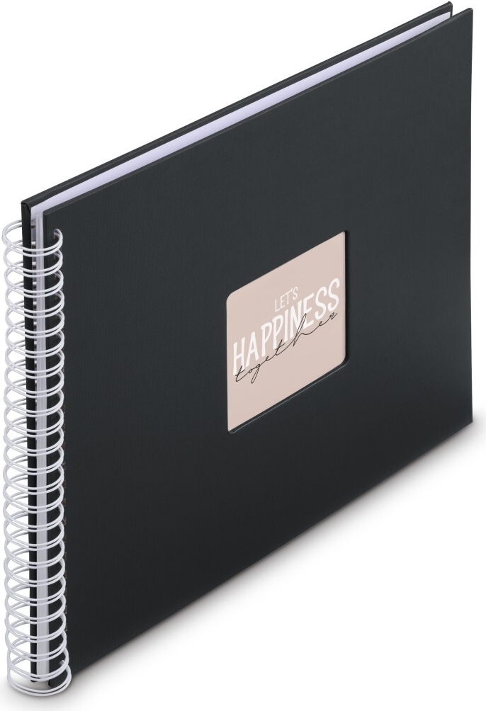 Hama Spiral-Album Fine Art 50 weiße Seiten New Black (00009832)