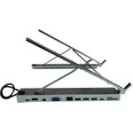 LC Power Dockingstation + Notebook-Halterung (LC-HUB-C-MULTI-STAND)