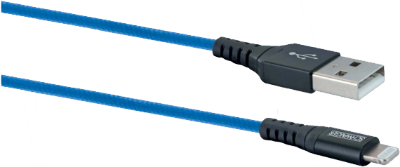 Schwaiger LPRO440 501 Handykabel Blau 1,2 m USB A Lightning (LPRO440501)
