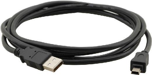 Kramer Electronics USB-A (M) to USB Mini-B 5-pin (M) 2.0 - 1.8m USB Kabel 1,8 m USB A Mini-USB B Schwarz (96-02155006)