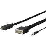 VivoLink PROHDMIVGA5 Videokabel-Adapter 5 m HDMI Typ A (Standard) VGA (D-Sub) + 3.5mm Schwarz (PROHDMIVGA5)