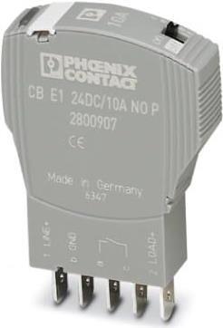 Phoenix Contact 2800907. Verlustleistung: 1,61 W. Internationale Schutzart (IP-Code): IP30, Produktfarbe: Grau. Breite: 12,3 mm, Tiefe: 52 mm, Höhe: 45 mm (2800907)