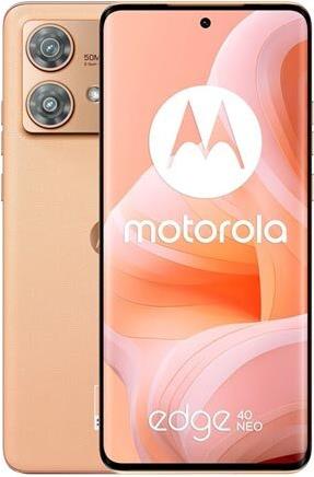 Motorola Edge 40 Neo 16,6 cm (6.55") Dual-SIM Android 13 5G USB Typ-C 12 GB 256 GB 5000 mAh Pfirsich (PAYH0096SE)