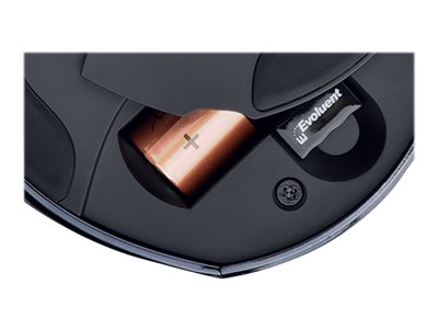 Evoluent VerticalMouse D Medium Ergonomische Vertikalmaus Laser 6 Tasten Kabelgebunden USB Schwarz, Grau