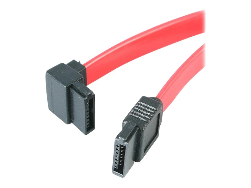 StarTech SATA12LA1 30 cm SATA-Kabel linksgewinkelt Rot