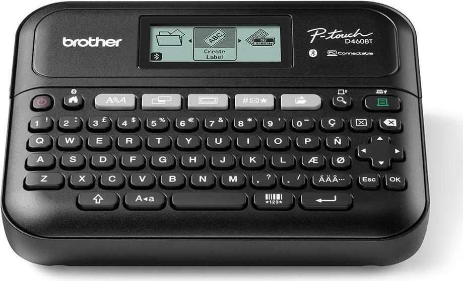 Brother Pt-D460Btvp Label Printer Dpi 30 Mm/Sec Wired & Wireless Tze Bluetooth Qwerty (PTD460BTVPYJ1)