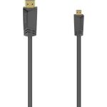 Hama High Speed HDMI™-Kabel, St. Typ A - St. Typ D (Micro), Ethernet, 1,5 m (00205016)
