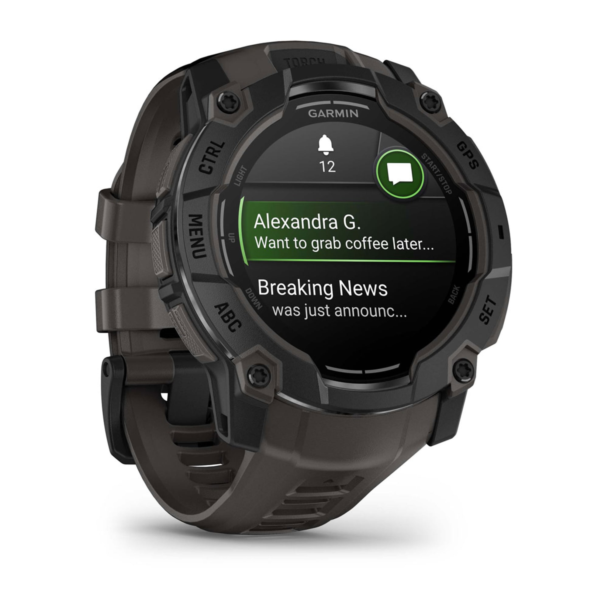 Garmin Instinct 3 AMOLED Smartwatch 50 mm 1,3" Schwarz