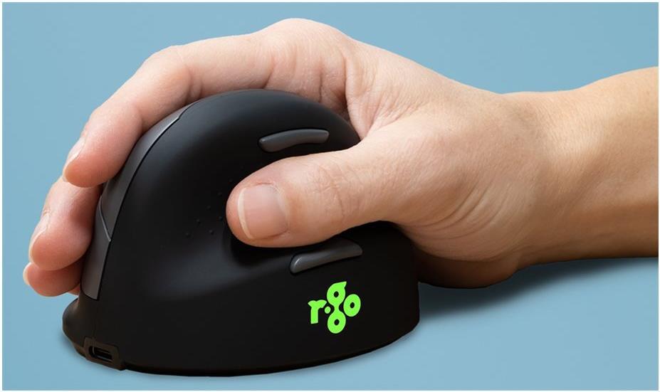 R-Go HE Break Ergonomische Vertikale Maus Klein Bluetooth 5.0 Schwarz