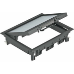 OBO Bettermann Geräteeinsatz GES6-2U10T 9011 graphitschwarz (7405322)