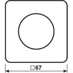 Jung Abdeckung mit Drehknopf Duroplast, Serie CD 1740 (CD1740)