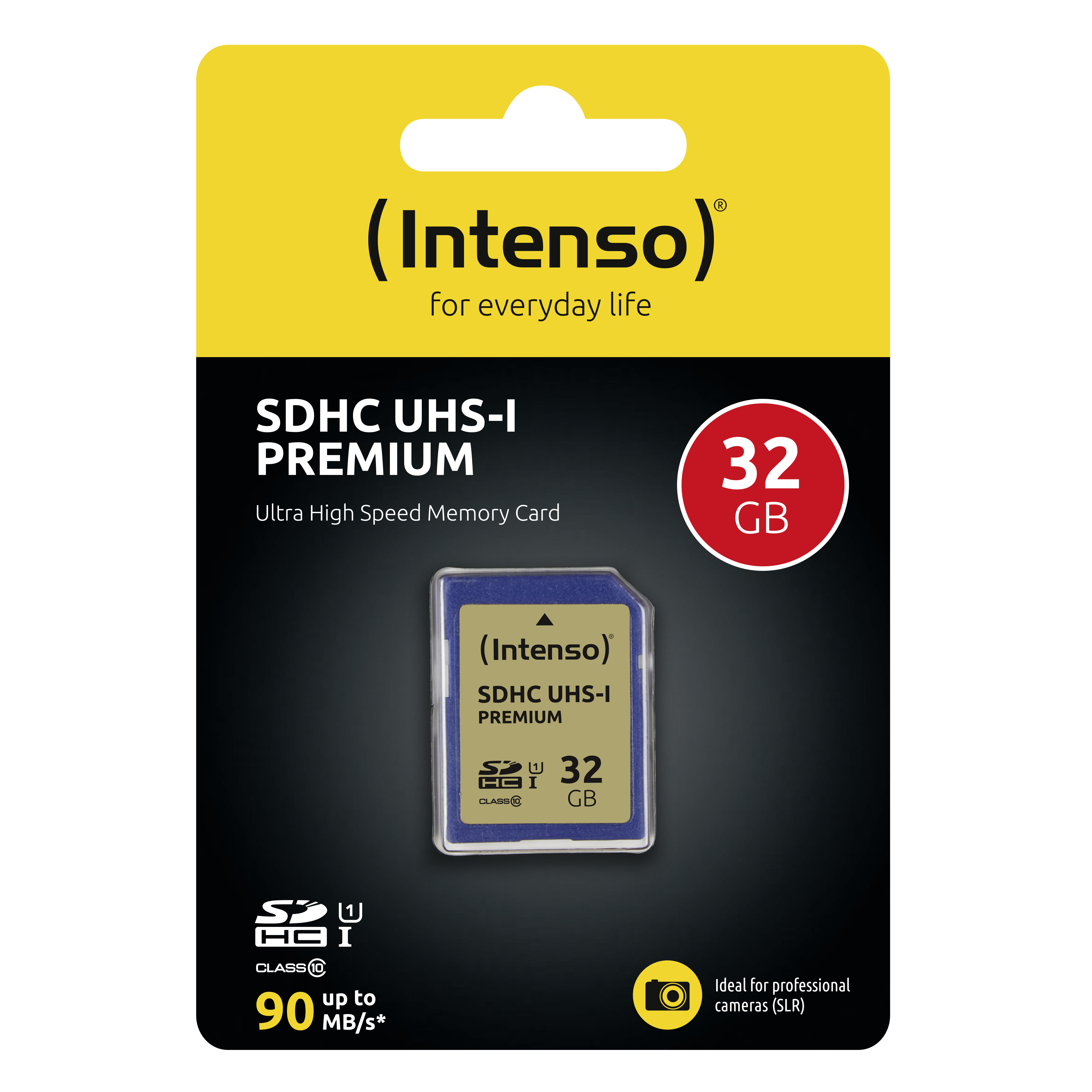Intenso Premium 32 GB SDHC UHS-I Speicherkarte Schwarz