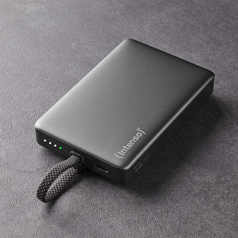 Intenso MC10000 Powerbank 10000 mAh 20 W Schwarz, Grau