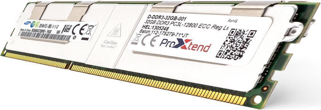 ProXtend 32GB DDR3 PC3L-12800 1600MHz Speichermodul ECC (D-DDR3-32GB-001) (geöffnet) (B-Ware)