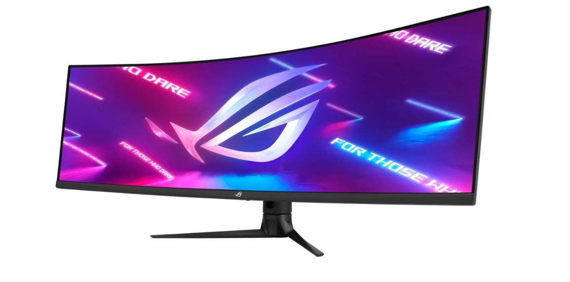 ASUS ROG Strix XG49WCR, Gaming-Monitor - (125 cm(49" ), schwarz, DQHD, 165Hz Panel) [Energieklasse G] (90LM08I0-B01170)