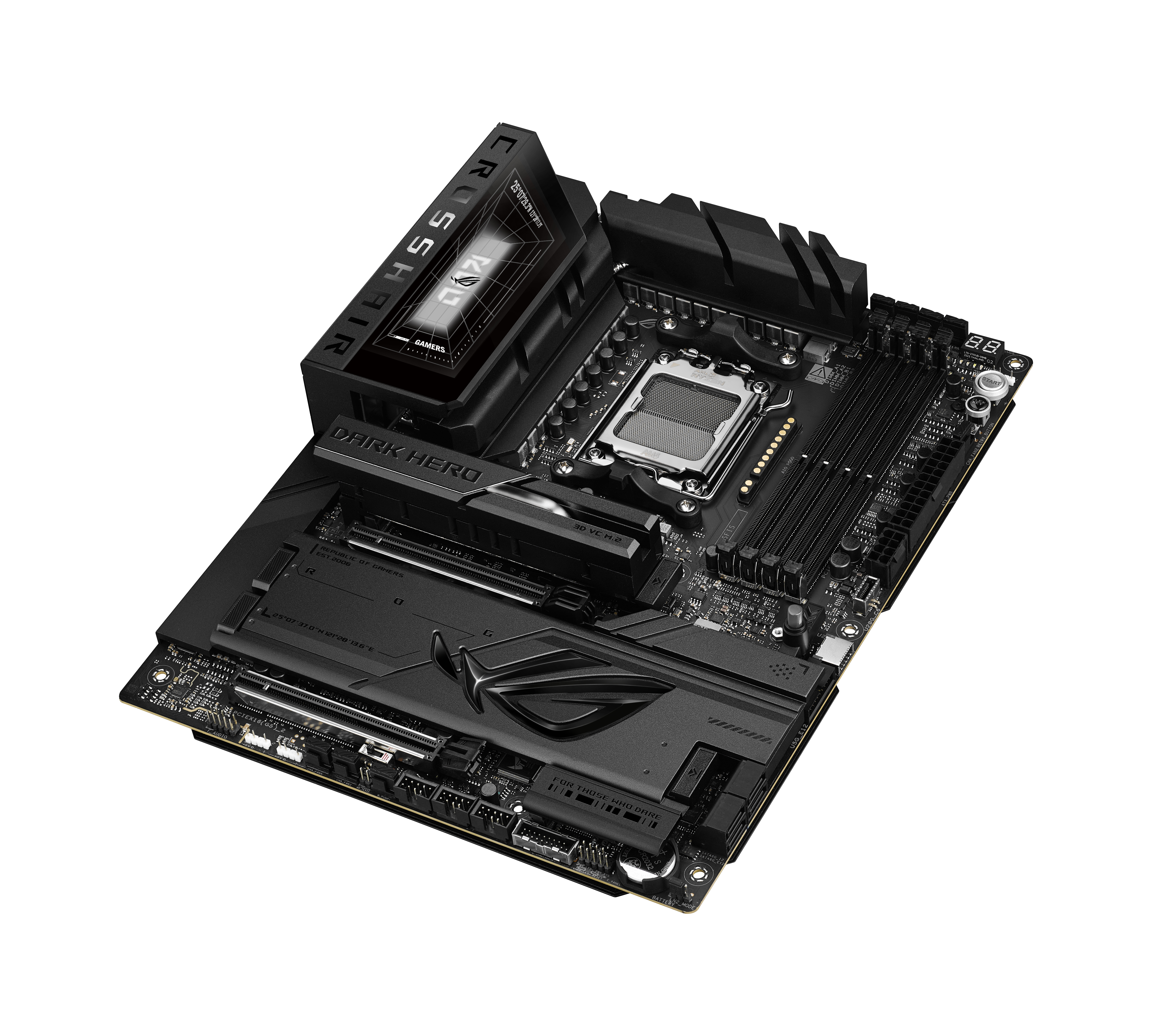 ASUS ROG CROSSHAIR X870E DARK HERO ATX Mainboard AM5 DDR5 Schwarz