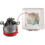 EFB-Elektronik FO Datendose UP, 2 SC-S Kupplungen OS2 mit Shutter, integrierter Spleißhalter Hersteller: EFB Elektronik (FTTH-OUTLET-SC-OS2)