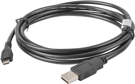 Lanberg CA-USBM-10CC-0018-BK USB Kabel 1,8 m 2.0 Micro-USB B USB A Schwarz (CA-USBM-10CC-0018-BK)