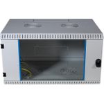 EFB-Elektronik 48,30cm (19") Wandgehäuse 6HE, fest, 1-teilig, RAL7035, Tiefe 400 mm Hersteller: EFB Elektronik (691706VGR.40)