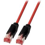 EFB-Elektronik RJ45 Patchkabel Cat.6A S/FTP PUR Draka UC900 TM21 rot 5m Hersteller: EFB Elektronik (K8048PUI5)