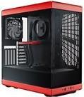 Hyte Y40 Midi Tower, Tempered Glass - schwarz /rot (CS-HYTE-Y40-BR)