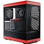 Hyte Y40 Midi Tower, Tempered Glass - schwarz /rot (CS-HYTE-Y40-BR)