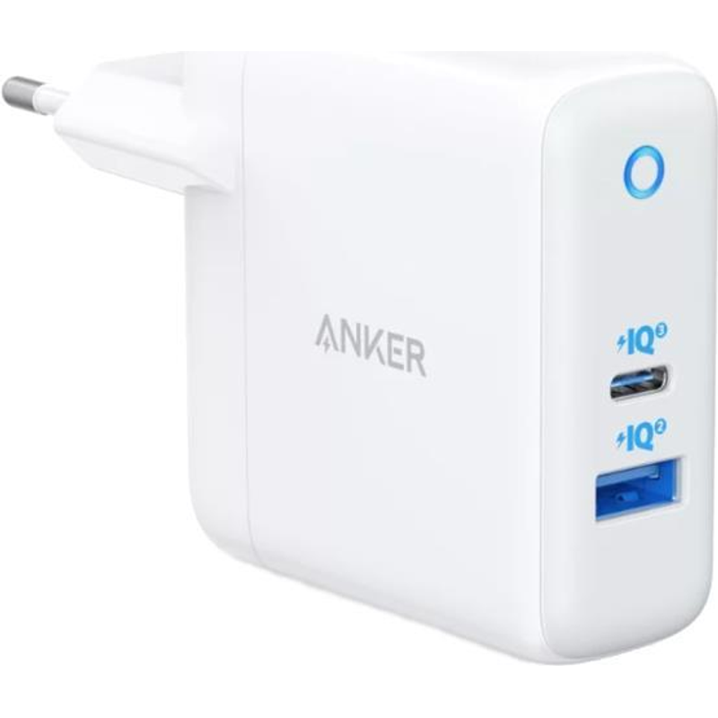 ANKER PowerPort PD+ 2 1xC 20W 1xA 15W White EU Plug A2636G21 