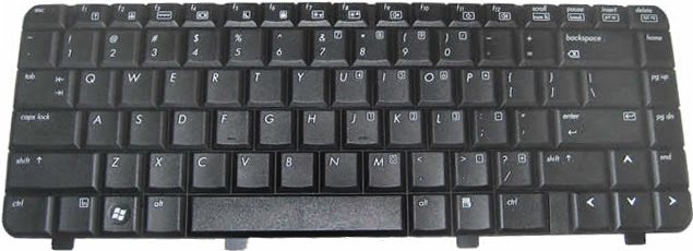 HP Ersatzteil Tastatur Notebook 550 (DE) (S) (495400-041)