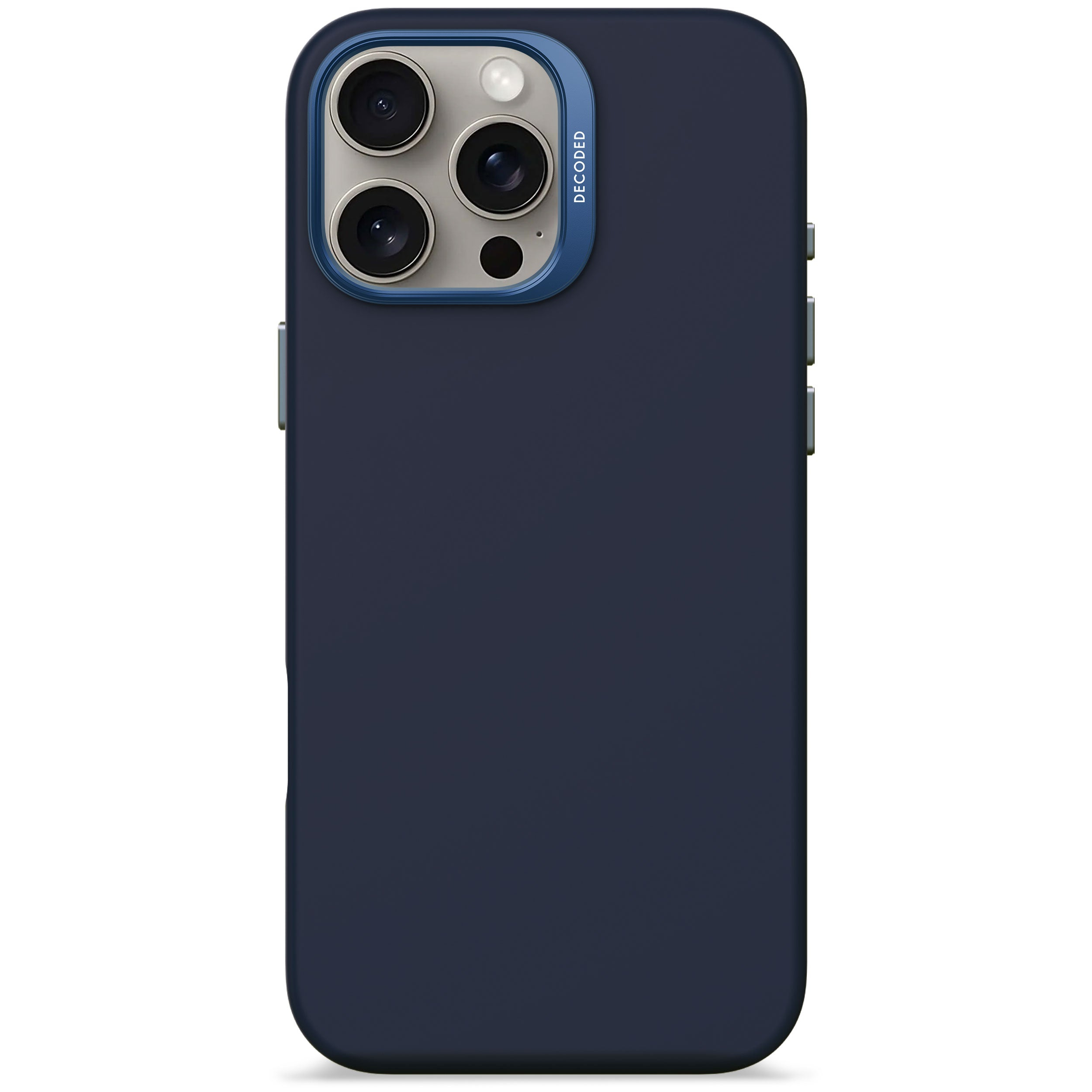 Decoded Silicone Backcover iPhone 16 Pro Max 6,9" Navy