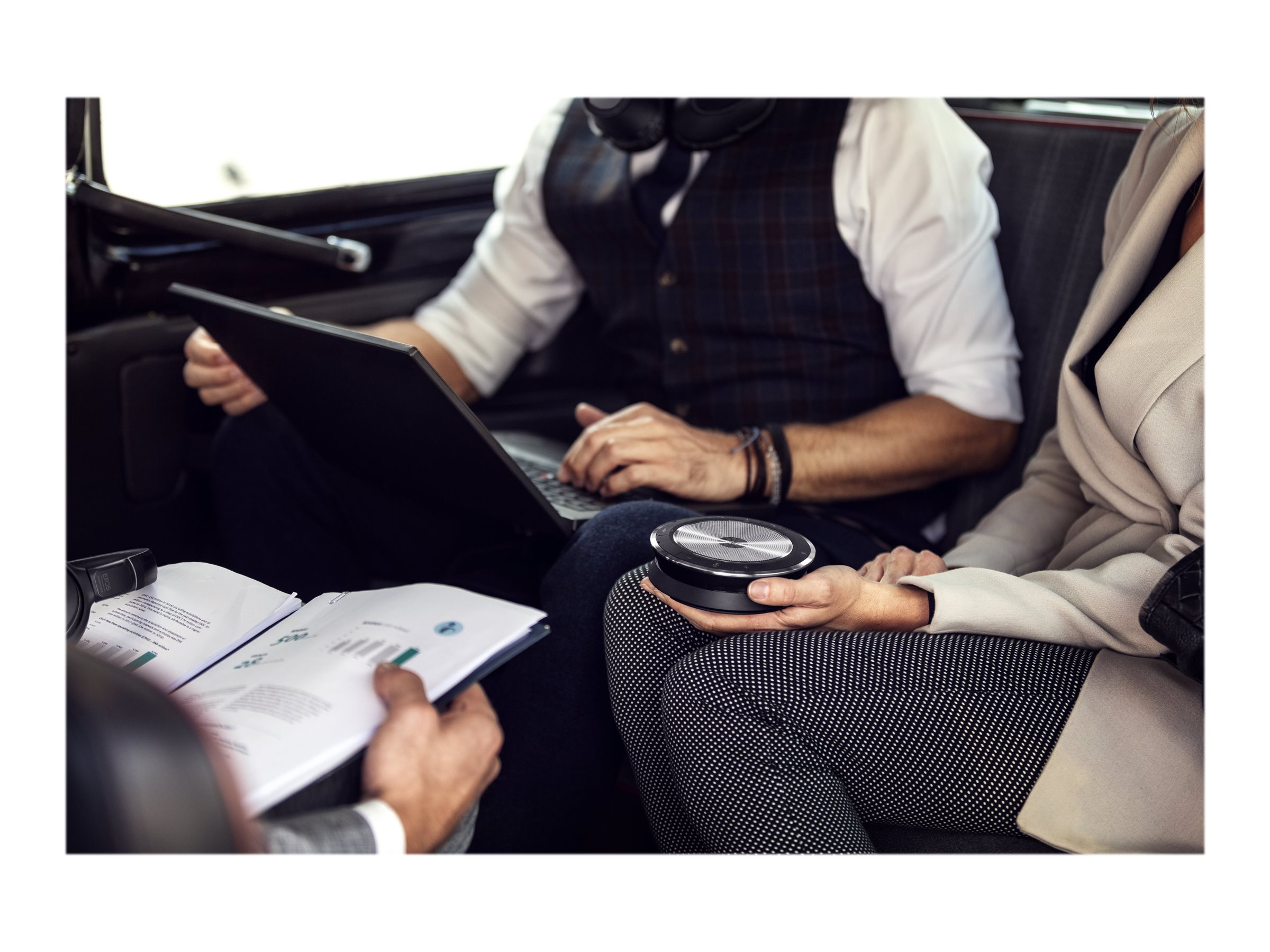 EPOS EXPAND SP 30T Freisprecheinrichtung Bluetooth USB-C USB-A Microsoft Teams Schwarz Silber
