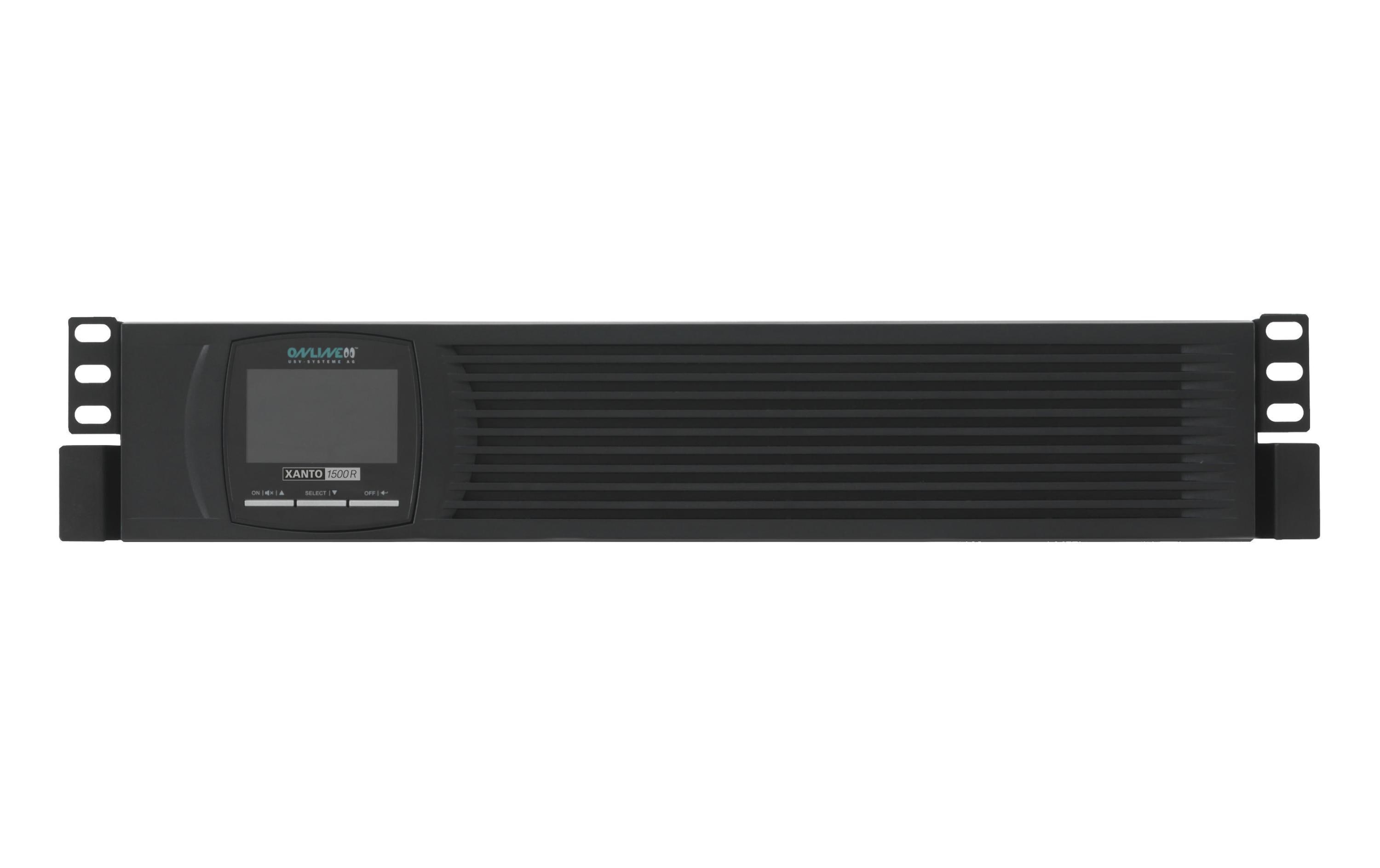 Online USV XANTO 1500R USV-System 1500 VA/1500 W Online-Doppelwandler 2U Schwarz