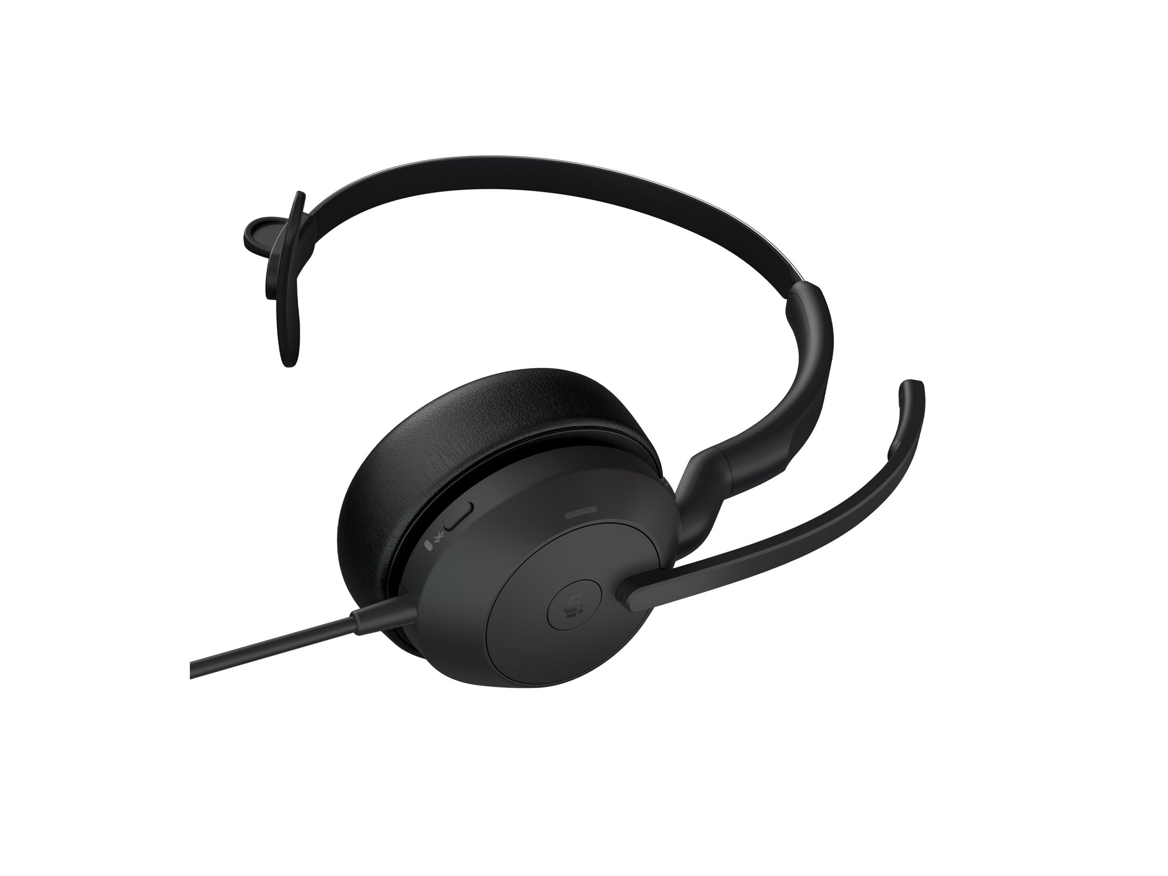 Jabra Evolve2 50 UC Mono On-Ear Headset USB-A Schwarz