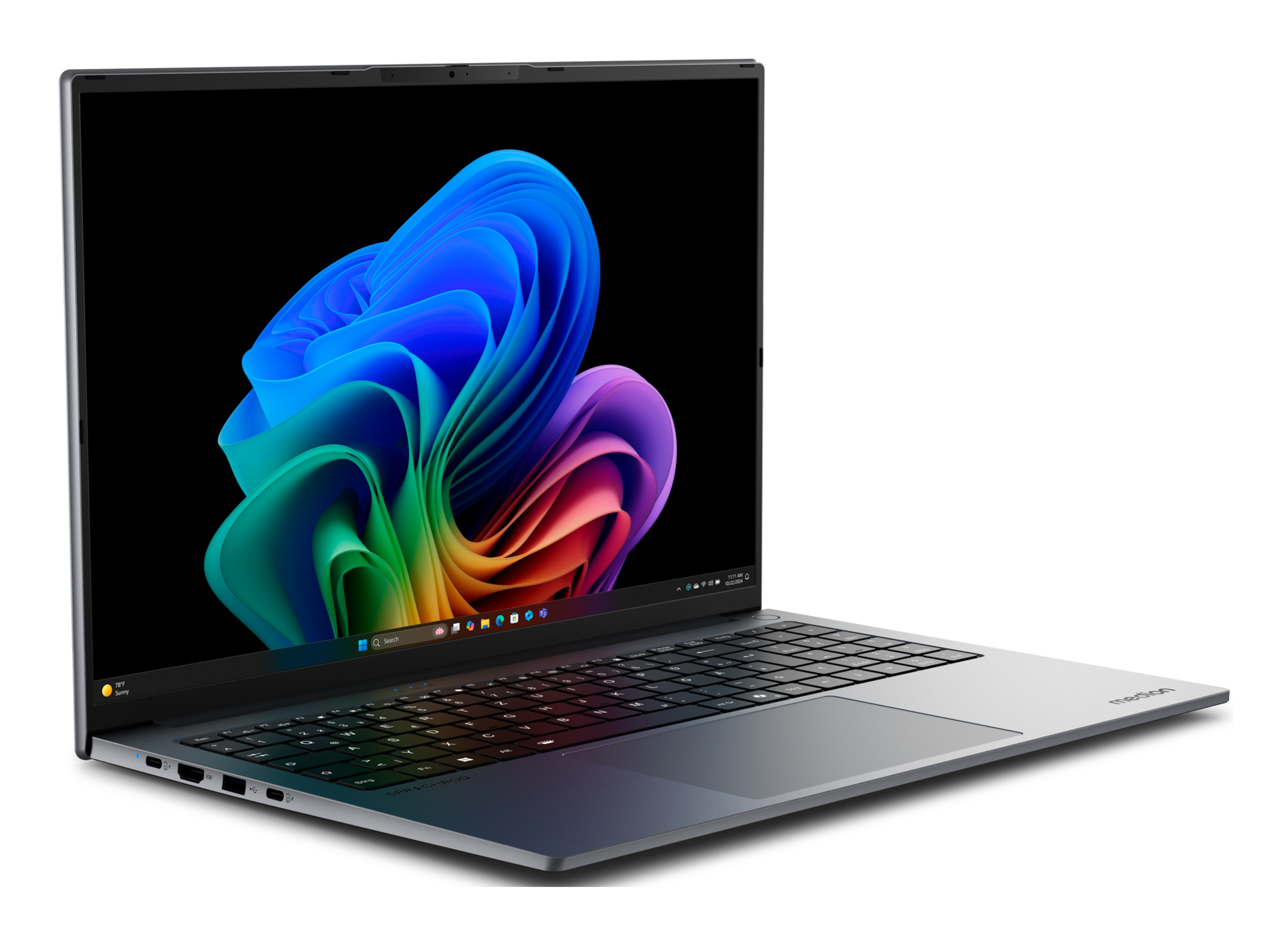 Medion SPRCHRGD 16 S1 OLED 16" Intel Core Ultra 7 258V 32 GB RAM 1 TB SSD Grau