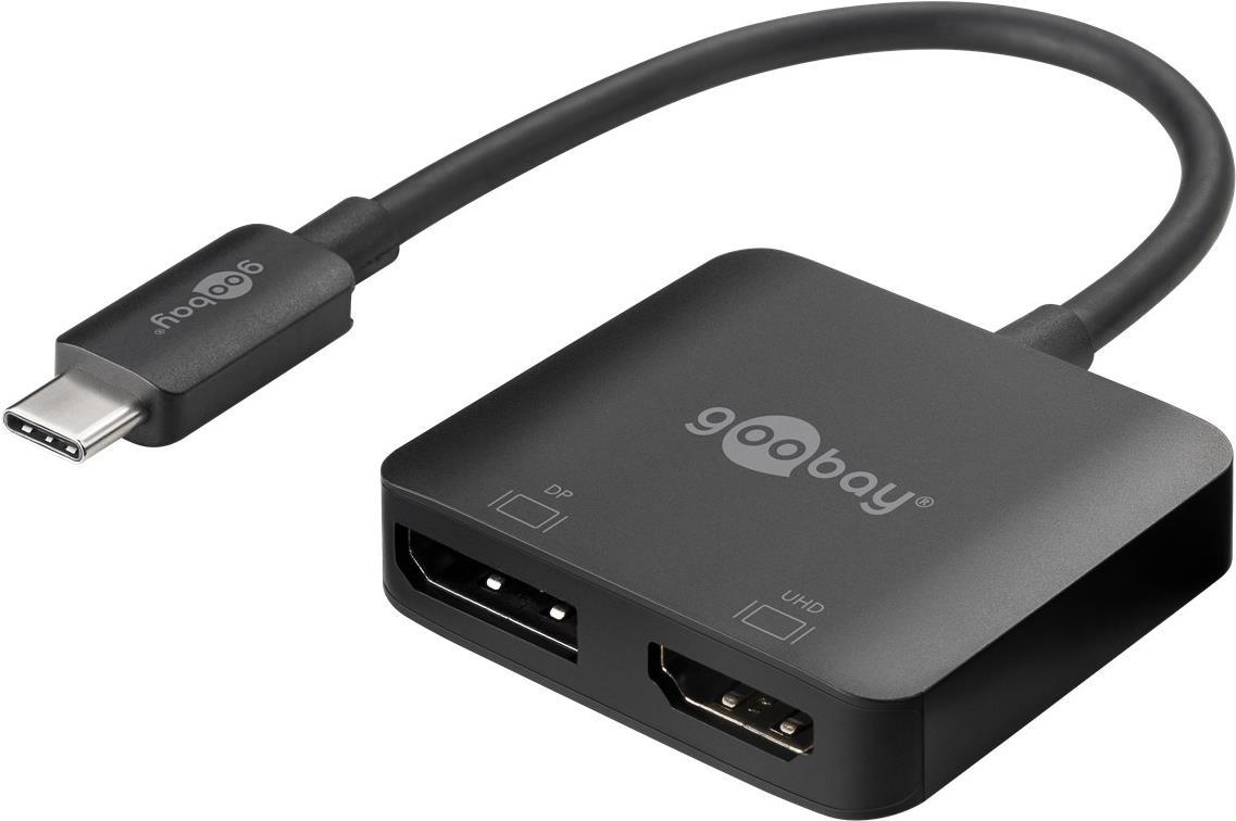 WENTRONIC Goobay USB-C?-Adapter auf DisplayPort und HDMI? (60172)