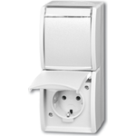 Busch Jaeger 20-02 EWN-54 Steckdose CEE 7/3 Weiß (2084-0-0714)