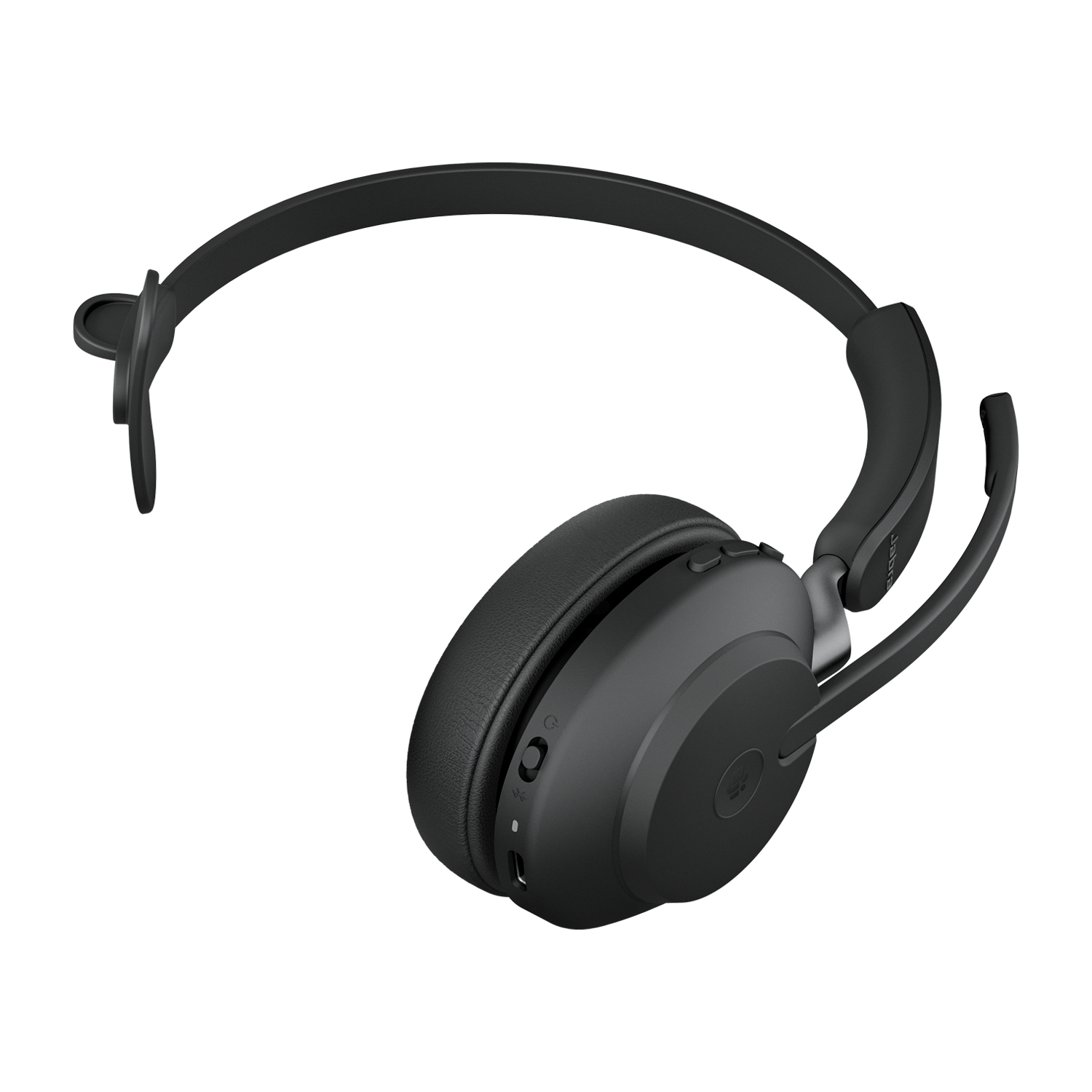Jabra Evolve2 65 MS Mono On-Ear Headset 24 h Schwarz
