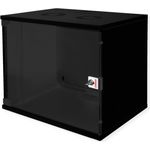 ROLINE 19 Zoll Wandgehäuse Basic 9 HE 540x400 BxT Bausatz schwarz - Wandgehäuse (26.21.0187)