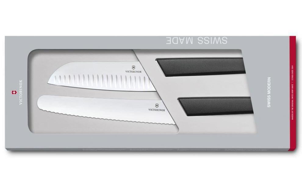 Victorinox Swiss Modern Messerset 6.9093.22G 2-teilig Schwarz