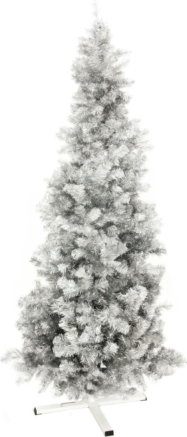 EUROPALMS Tannenbaum FUTURA, silber-metallic, 210cm (83500556)