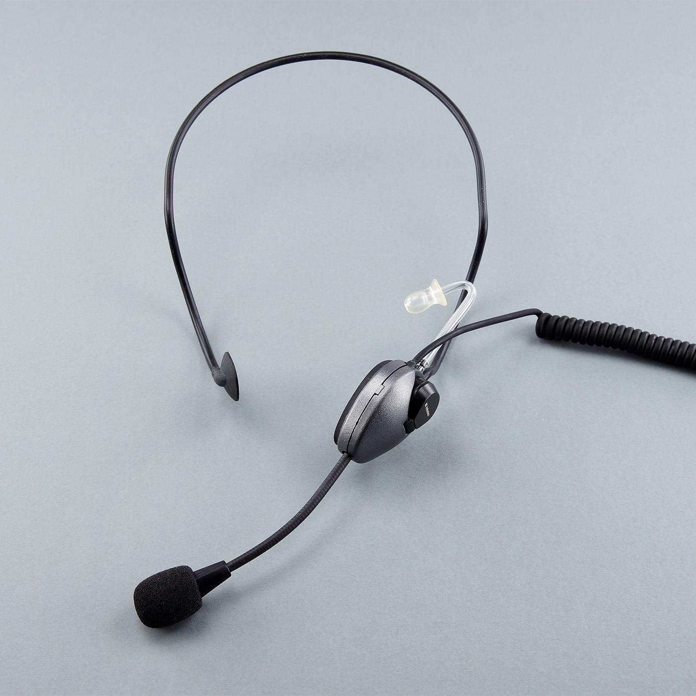 Imtradex NB 1600 filigranes Nackenbügel-Headset mit Schwanenhalsmikrofon, Nexus-Stecker Zum Anschluss an eine PTT-Einheit mit Nexus-Buchse. Bitteseparat bestellen!Inkl. Ohrolive Größe 3 (0110019-266)