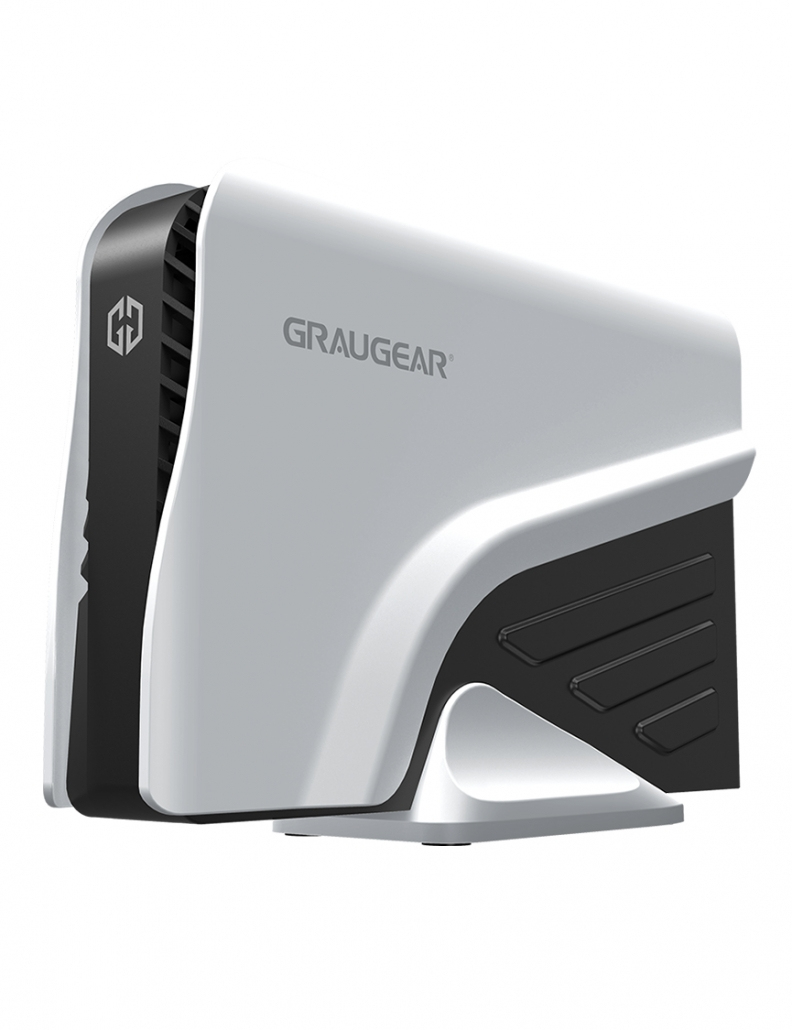 GrauGear G-3501-A-10G 3,5" HDD-Gehäuse 4 TB USB Typ C Weiß