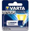 Varta 1x 12V V27 A - Alkali - Zylindrische - Blau - Silber - V 27 A (04227101401)