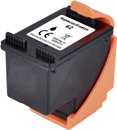 Renkforce Tinte ersetzt HP 62 (C2P04AE) Kompatibel Schwarz RF-I-HP62BK RF-5706074 (RF-5706074)