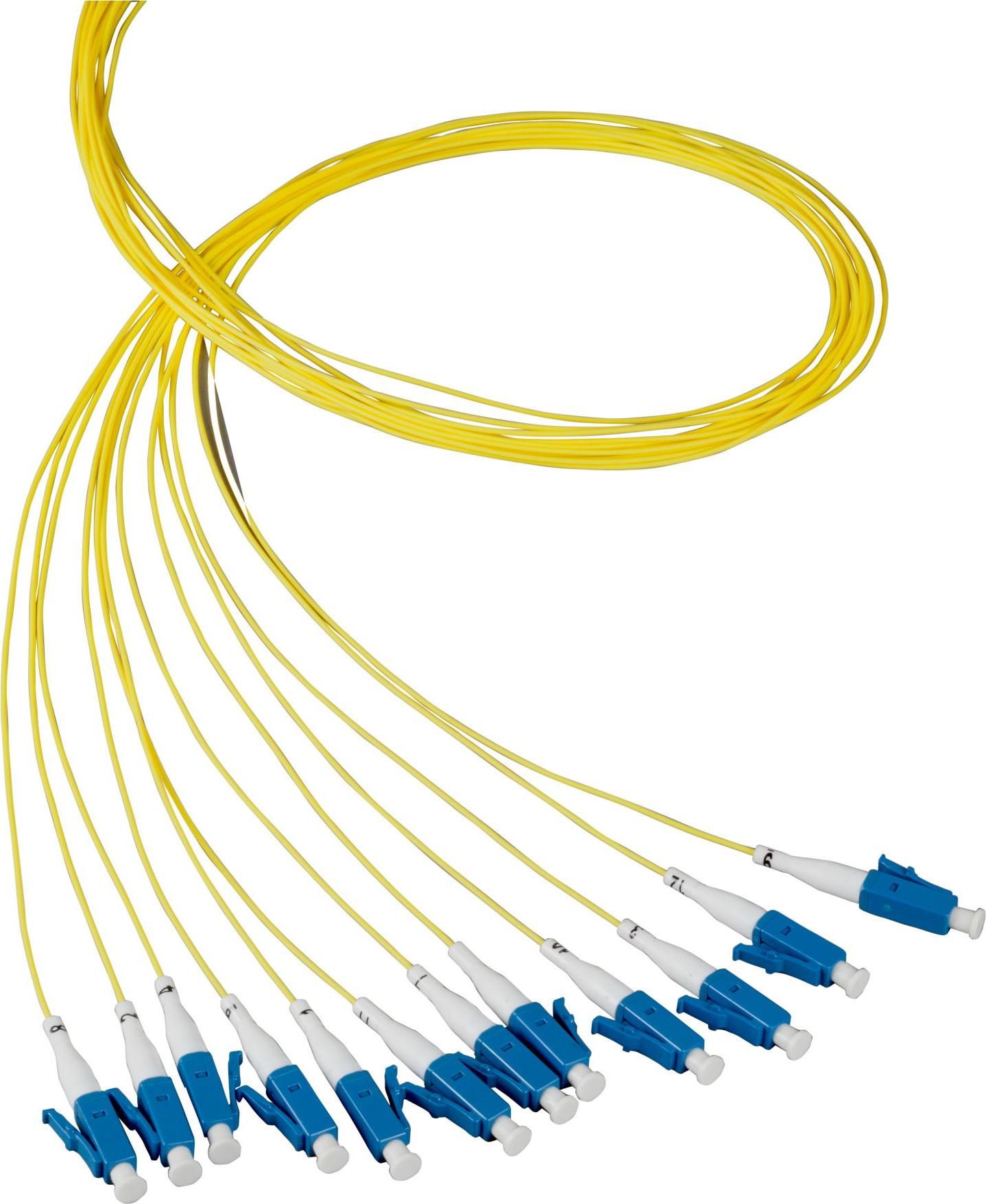 EFB-Elektronik Faserpigtail LC 9/125µ OS2, gelb, 2m Hersteller: EFB Elektronik (O0480.2)