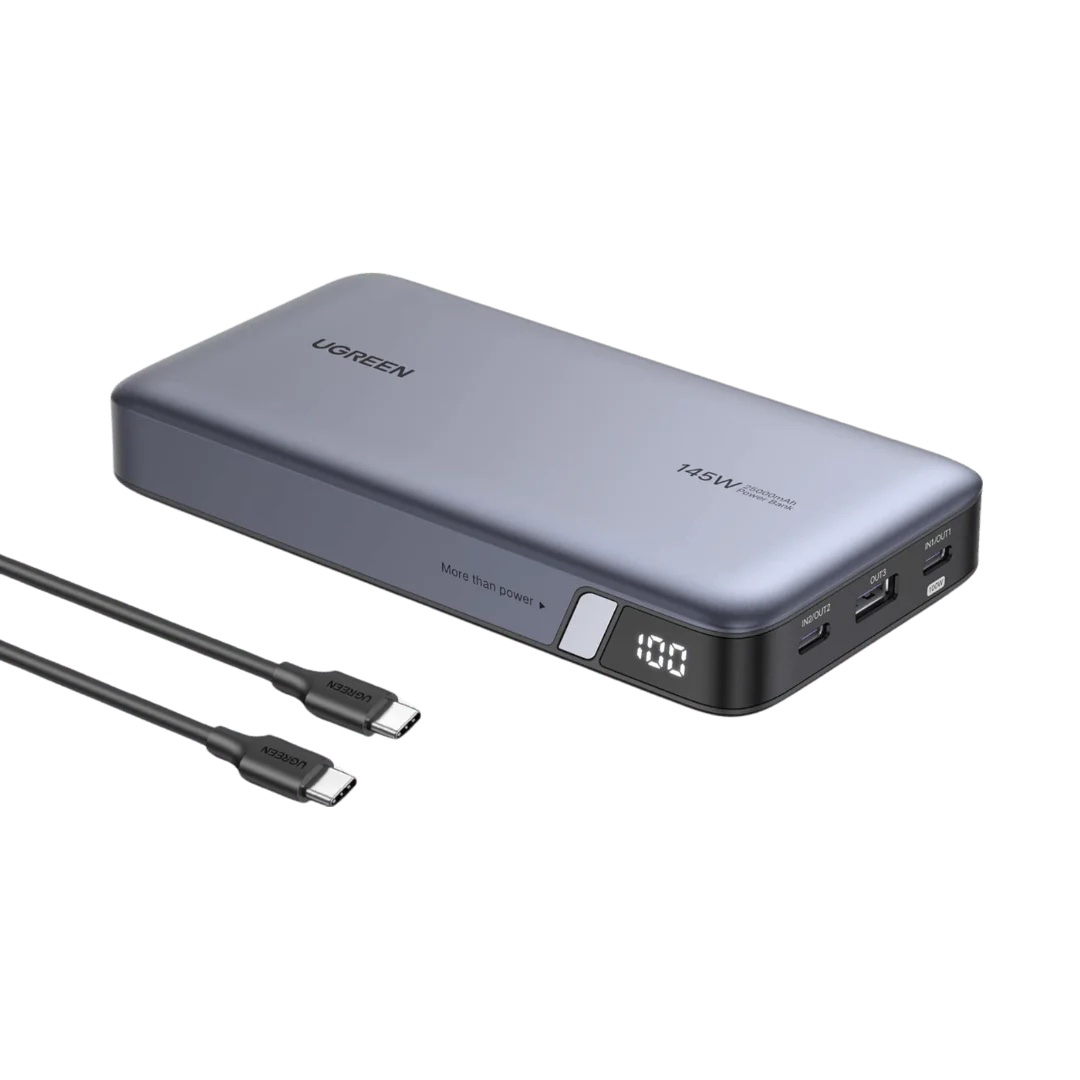 Ugreen 90597A Powerbank 25000 mAh 145 W Grau