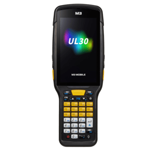 M3 Mobile UL30, 2D, SE4770, 12,7cm (5''), Full HD, Num., hot-swap, USB, BT, NFC, QCS6490, Android, GMS, Tiefkühlumgebung Mobiles Datenerfassungsgerät, 2D, Imager (SE4770), Bildschirmdiagonale: 12,7 cm (5''), Auflösung: 1920x1080 Pixel, Tastenfeld (Anzahl Tasten: 35, numerisch), Lautsprecher, Kamera (16 MP), hot swappable, Anschluß: USB, Bluetooth (Klasse 5.3), 802.11ac, NFC, Micro SD-Slot, Qualcomm Snapdragon QCS6490, 2,7 GHz, RAM: 8GB, Flash: 128 GB, Android (14), inkl.: Google Mobile Services, Akku, 6700 mAh, Handschlaufe, Schutzfolie, -30° bis +50°C, IP67 (U30W0E-U2RFSS-HF)