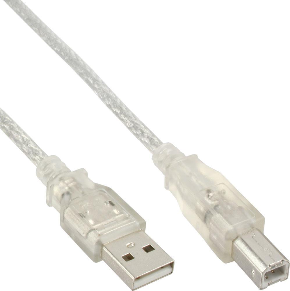 INLINE USB-Kabel USB (M) zu USB Typ B (M) (34503T)